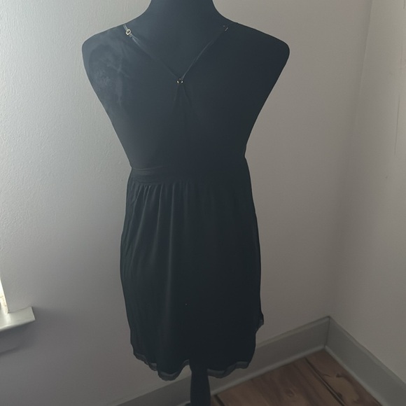 Victoria’s Secret Black Lace Racer Back intimates baby doll camisole nighty Sz S - Picture 6 of 13